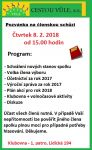 Pozvánka na členskou schůzi